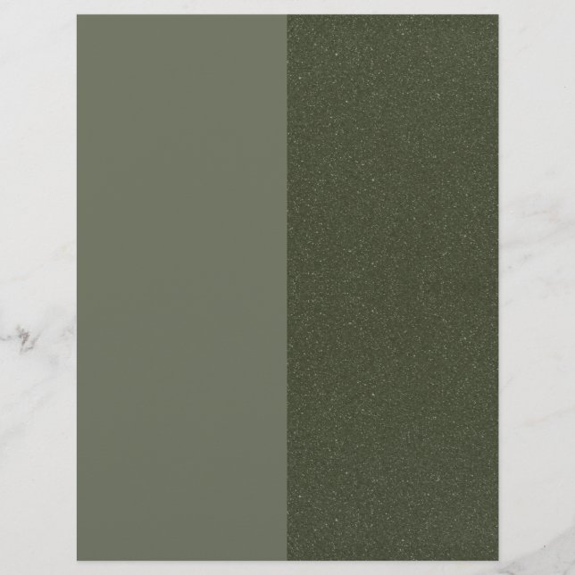 Membrete Cabezal verde moderno Moss con panel de textura (Anverso)