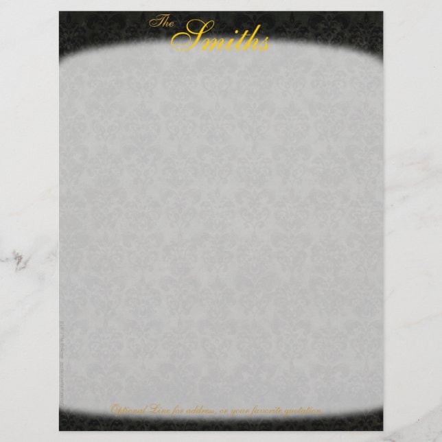 Membrete Cabezal victoriano oscuro (de un lado) (Anverso)