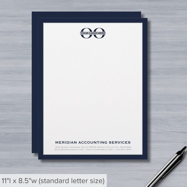 Membrete Cableado de la compañía con logotipo (Subido por el creador)