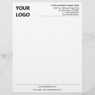 Membrete Cableado profesional para personalizados con logot