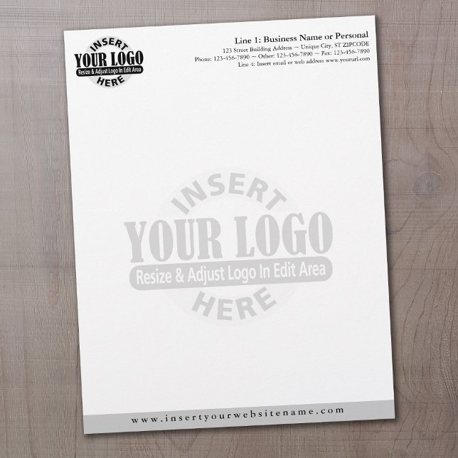 Membrete Cabletera de negocios básica con WATERMARK (Subido por el creador)