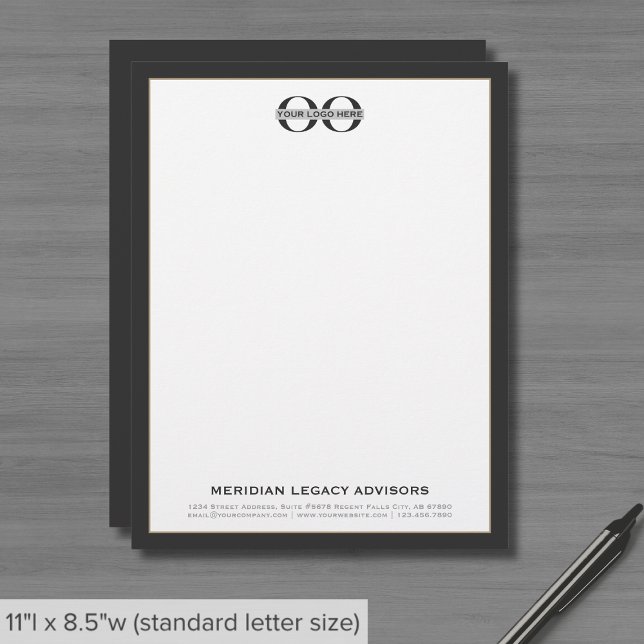Membrete Cabletero de negocios con logotipo de Personalizad (Subido por el creador)