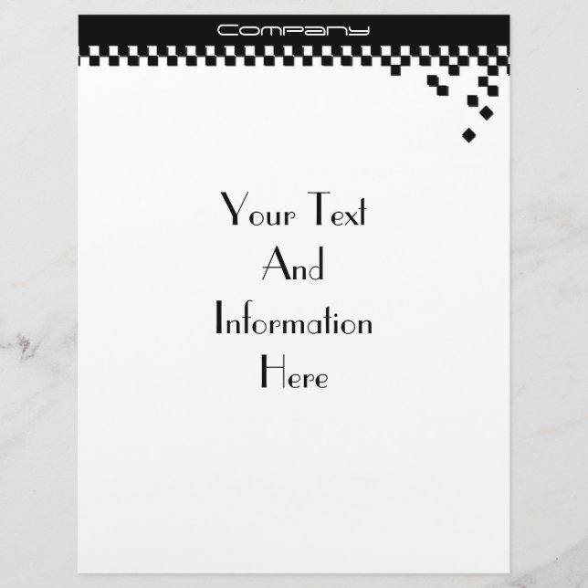 Membrete Cabletero profesional clásico (Anverso)