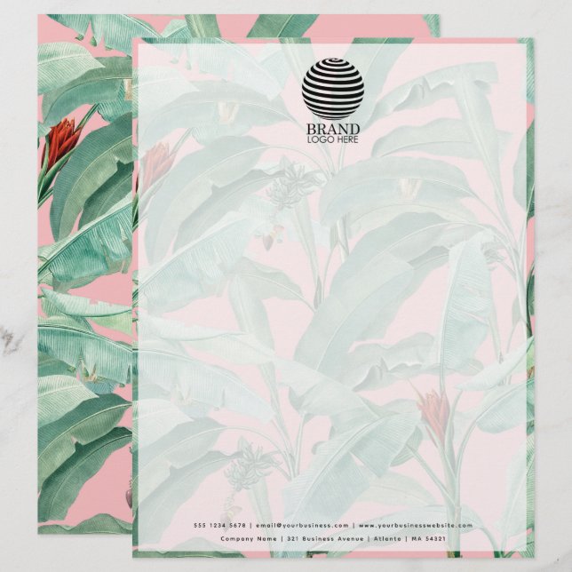 Membrete Cabletero profesional con logotipo para empresas t (Anverso / Reverso)