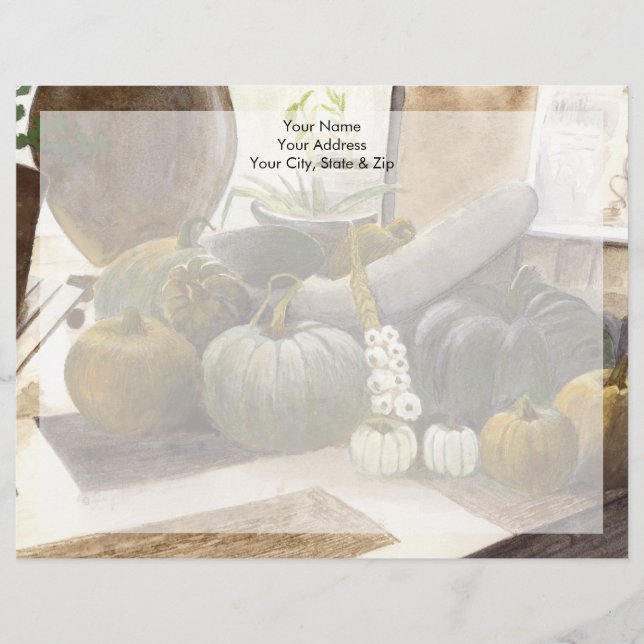 Membrete Calabazas de Jennifer (Anverso)