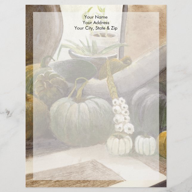 Membrete Calabazas de Jennifer (Anverso)