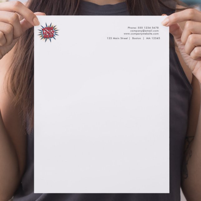 Membrete Cargar logotipo sencillo (Subido por el creador)