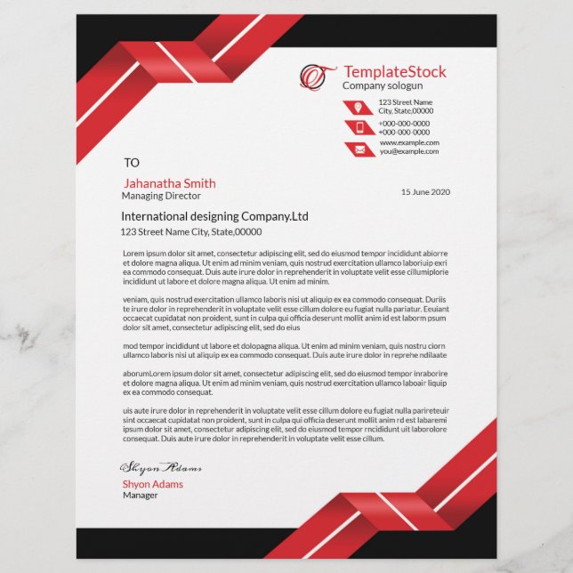 Membrete Cartera profesional (Anverso)