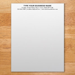 Membrete Centrar Alineación de textos de la placa negra