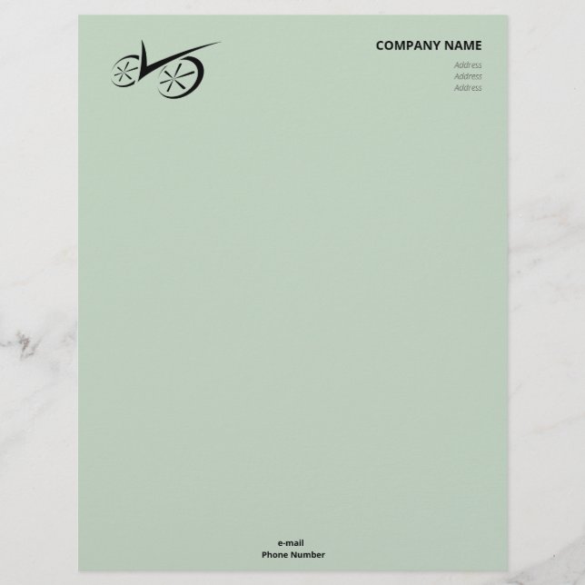 Membrete Ciclismo inteligente definido por el verde (Anverso)