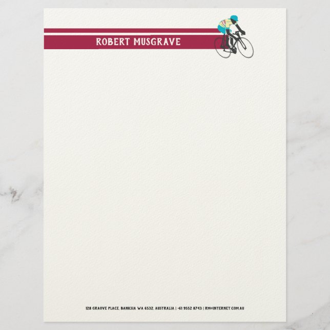 Membrete Ciclista #2 (Anverso)