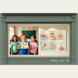 Membrete Classroom Valentines My Teacher - 6 per Sheet 