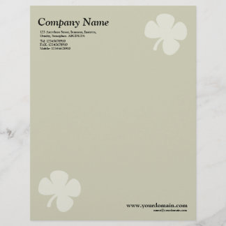 Membrete Clover - Beige cálido