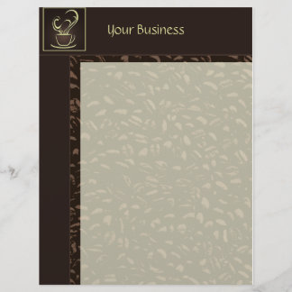 Membrete Coffee Business Letterhead Stacionary
