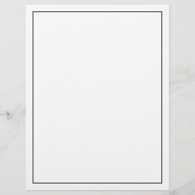 Membrete Color Personalizado en blanco (Anverso)