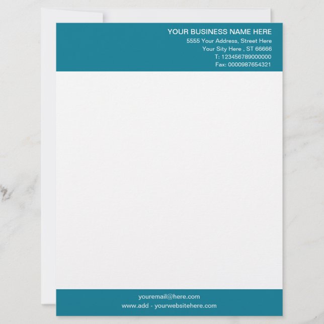 Membrete Colores Personalizados de membrete personalizados  (Anverso)