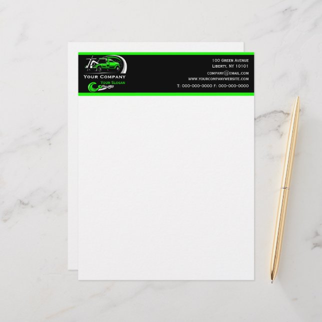 Membrete Compañía de Oleado Profesional, Hauling Service Bu (Anverso/Reverso In Situ)