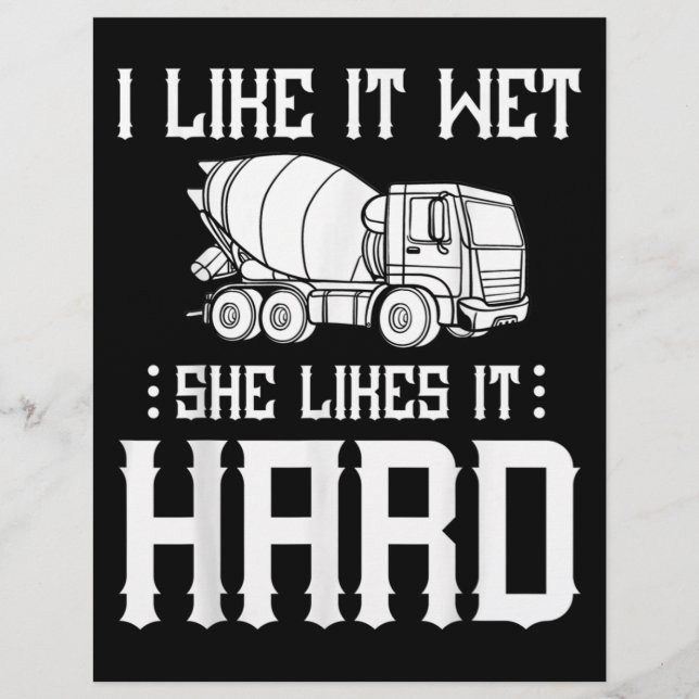 Membrete Concrete Finisher Worker Cement Mixer Truck Driver (Anverso)