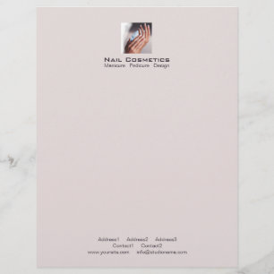 Membrete Cosméticos de uñas 1 - Letterhead