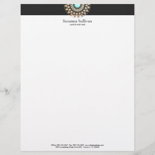 Membrete Cosmetology Logo Holistic Salon and Spa Black