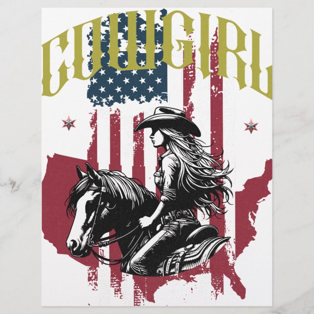 MEMBRETE   COWGIRL USA (Anverso)