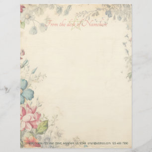 Membrete Crea tus propias flores silvestres victorianas sha