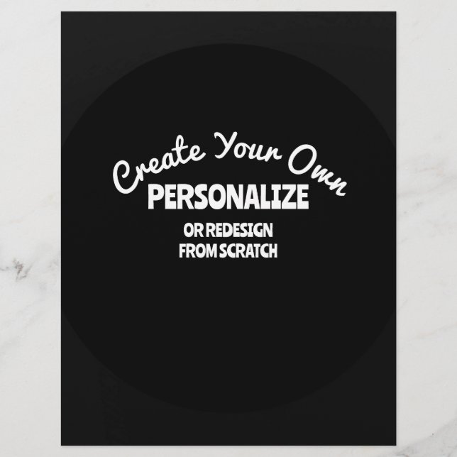 Membrete Crear su propio Personalizado (Anverso)