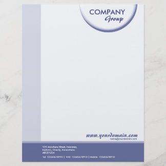 Membrete Crescent Shadow - Tonos Azules
