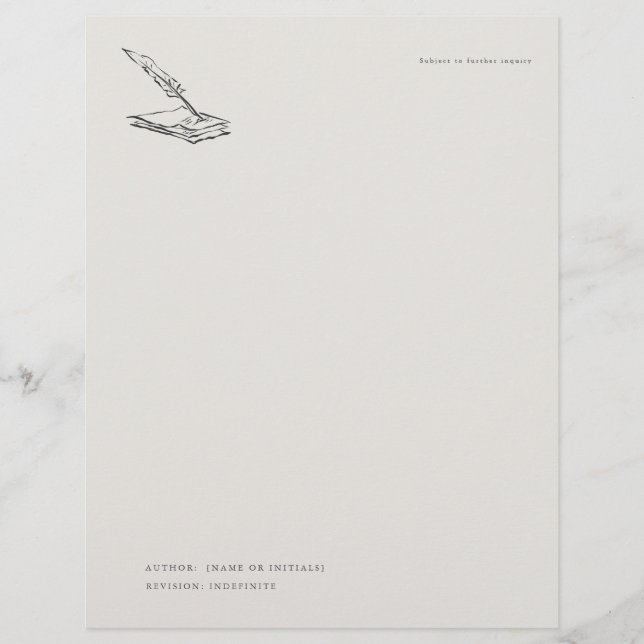 Membrete Crow-quilled page- Regency Correspondence (Anverso)