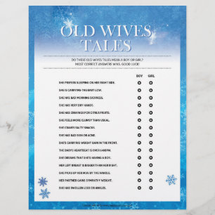 Membrete Cuentos de viejas esposas [Azul nevado]