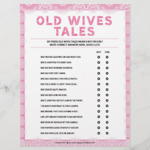 Membrete Cuentos de viejas esposas [Lujo de lujo [rosa]]
