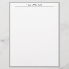 Membrete Custom Name