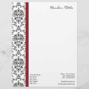 Membrete Damask Regal