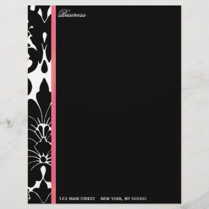 Membrete Damask Ssofisticate ~ Business Letterhead