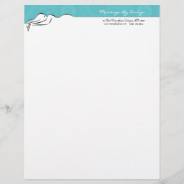 Membrete Darla [azul spa] Letterhead