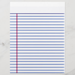 membrete de papel alineado