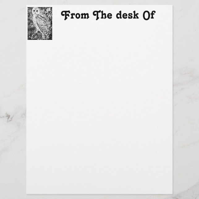 Membrete Del escritorio de (Anverso)