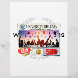 Membrete diplomas universitarios o diploma de bachillerato