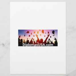 Membrete diplomas universitarios o diploma de bachillerato