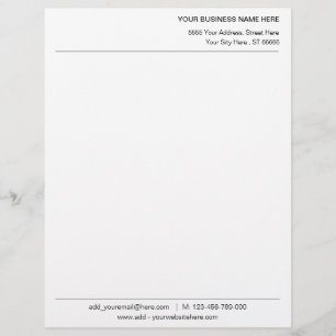 Membrete Diseñar su propia plantilla personalizada de membr