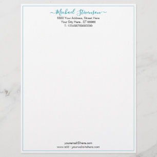 Membrete Diseñar sus propios colores y tipos de letra enmar