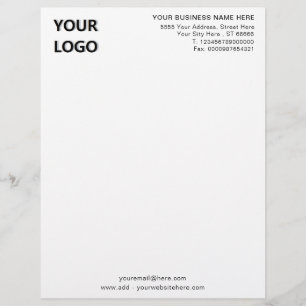 Membrete Diseñar tu propia empresa Letterhead Templete