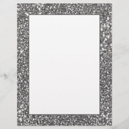 Membrete Diseño de imitación de textura de brillo gris plat