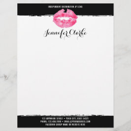 Membrete Distribuidor del lápiz labial que comercializa