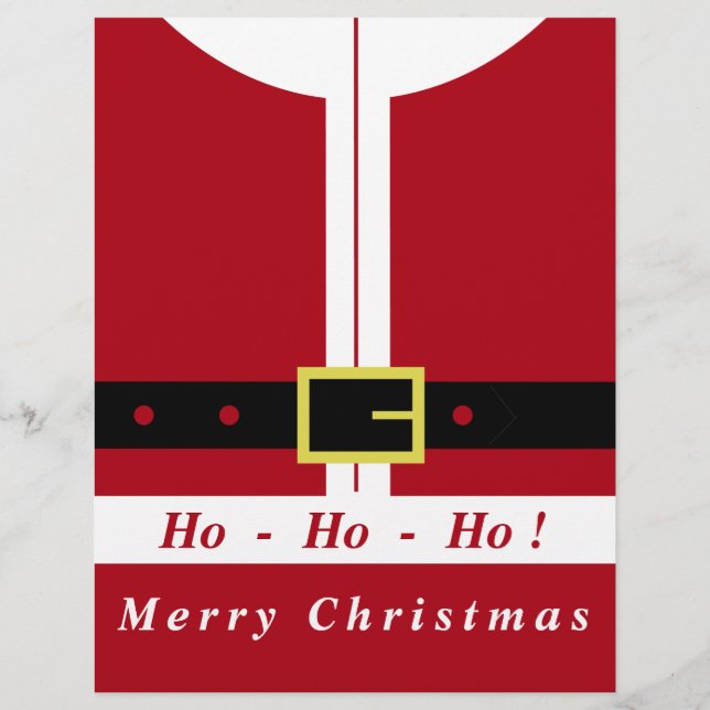 Membrete Divertido membrete de Navidades con diseño de Sant (Reverso)