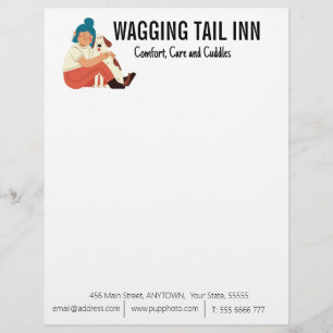 Membrete Dog Bed and Breakfast Business Personalizado