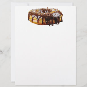 Membrete Donut decadente de SlipperyJoe's cubierto grueso g