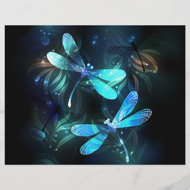 Membrete Dragonflies (Anverso)