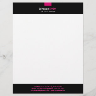 Membrete Efectos de escritorio personales del color moderno
