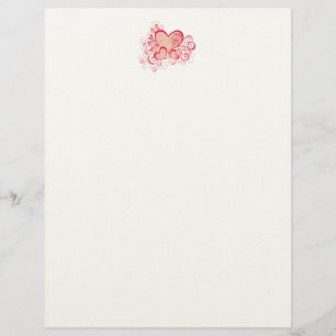 Membrete El día de San Valentín Letterhead